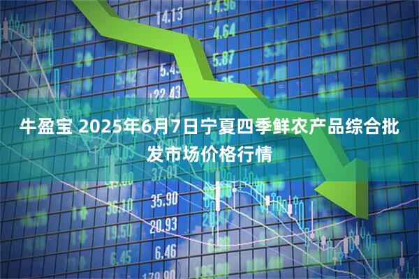 牛盈宝 2025年6月7日宁夏四季鲜农产品综合批发市场价格行情