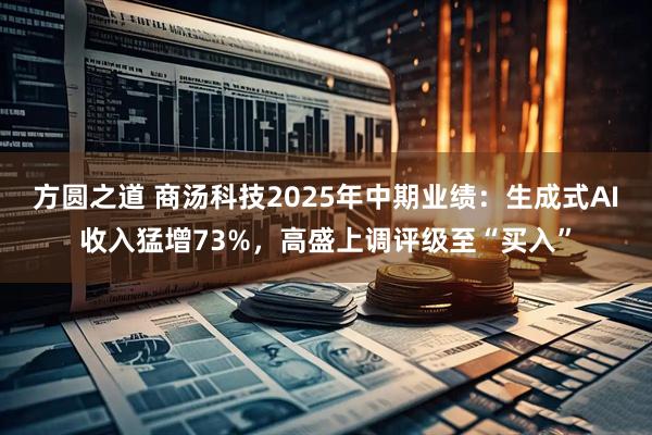 方圆之道 商汤科技2025年中期业绩：生成式AI收入猛增73%，高盛上调评级至“买入”