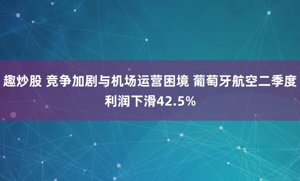 趣炒股 竞争加剧与机场运营困境 葡萄牙航空二季度利润下滑42.5%