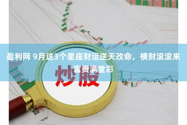 盈利网 9月这3个星座财运逆天改命，横财滚滚来富贵满堂彩